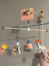 Vntg 60's Originals IRMI Musical Nursery/Baby Mobile Mother Goose M815 Tested