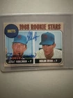 New ListingTopps 1968 #177 Nolan Ryan/Jerry Koosman Mets Rookie Stars Reprint Auto
