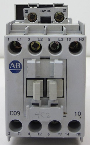 Allen-Bradley 100-C09Z*10 Contactor, 24VDC Coil w/ 100-FSD250 Surge Suppressor - Picture 3 of 8
