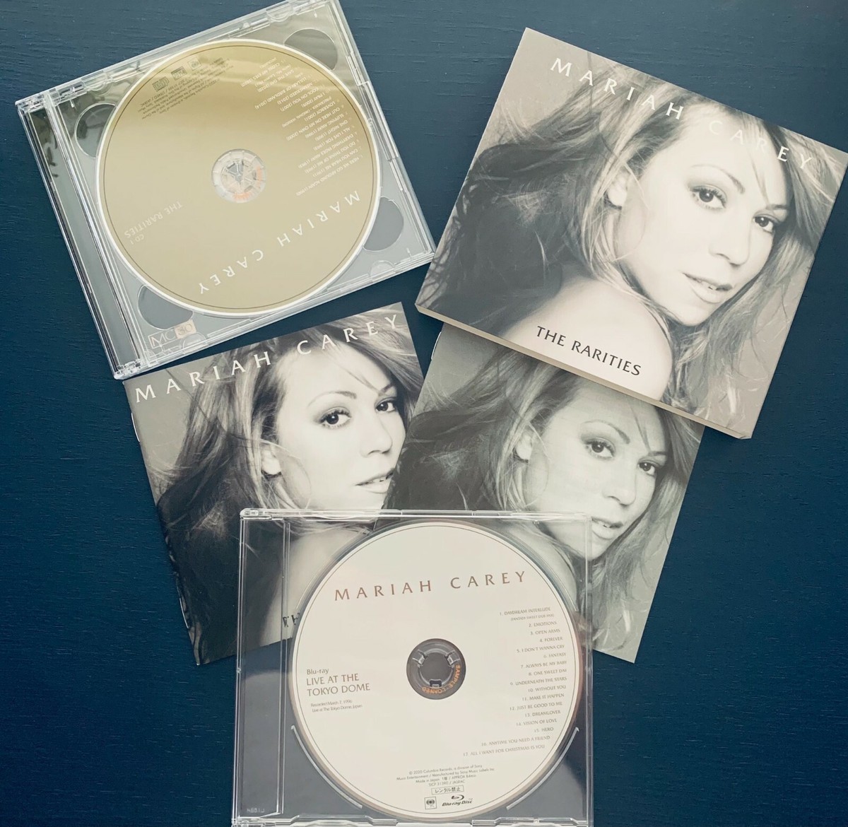 MARIAH CAREY THE RARITIES JAPAN CD & BLU-RAY DVD MC30 +