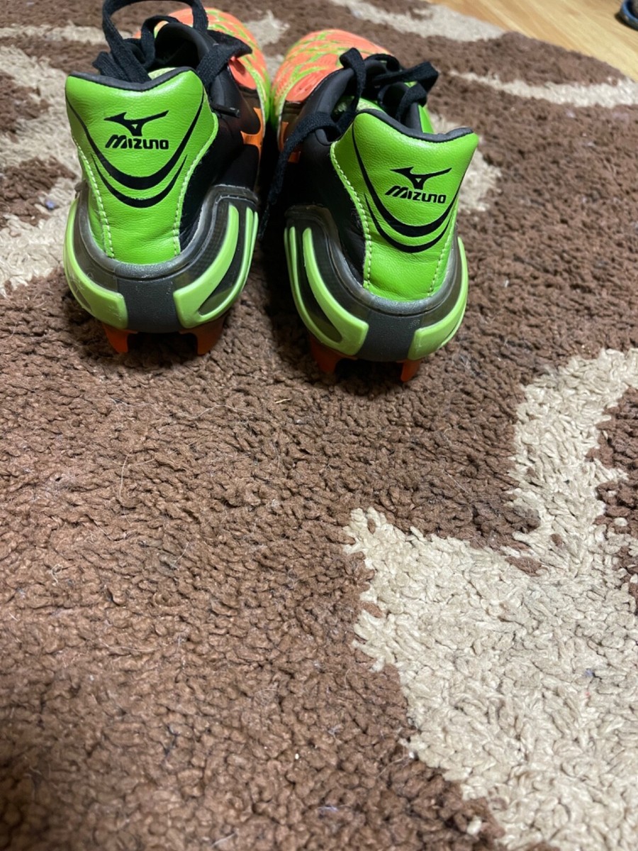 Mizuno Wave Ignitus 2 FG Cleats Green/Black/Red Boots US13 Mizuno Wave Ignitus 2 FG Cleats Green/Black/Red Boots US13