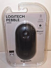 (NEW) Logitech Pebble M350 Wireless Optical Mouse Dual connectivity (SEALED)