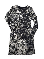 Karen Kane Black and Granite Sheath Dress size Medium New 