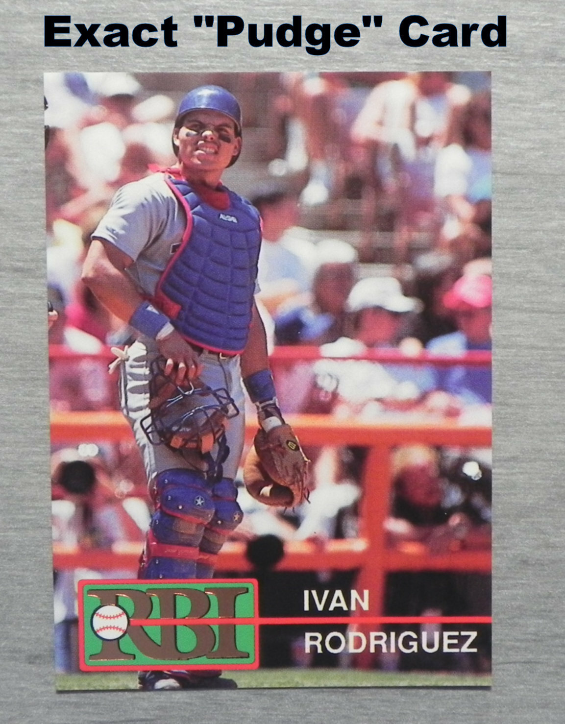 Ivan "Pudge" Rodriguez 1992 RBI Card # 28 _ LOW MAILING COST _ Exact Card  (D) | eBay