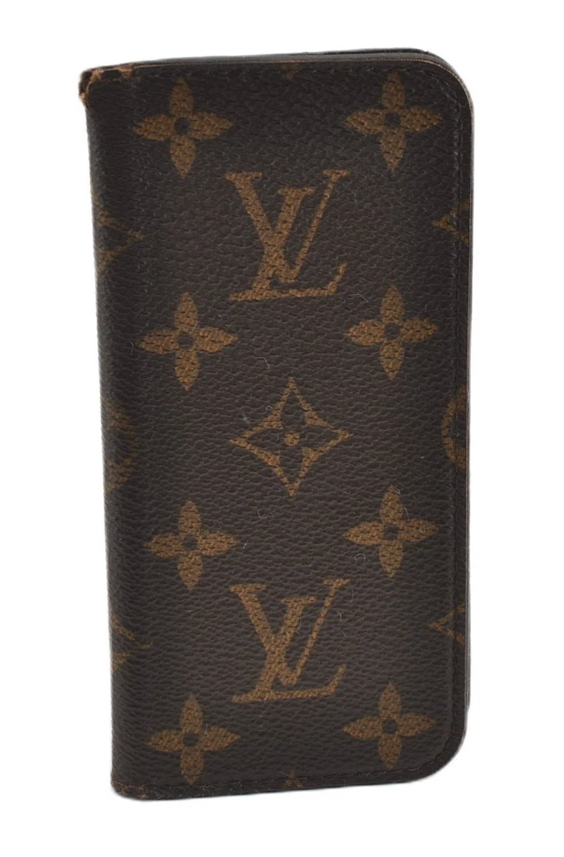 LOUIS VUITTON IPhone 7 Plus Folio Monogram Canvas Phone Case Brown-US