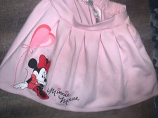 Disney girls h  m minnie mouse skirt Sz 6-8 guc pink valentines