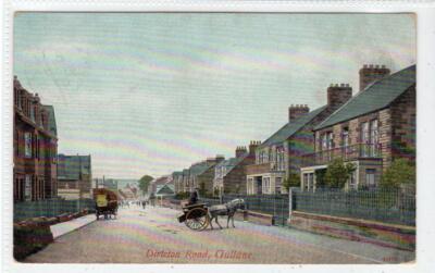 DIRLETON ROAD, GULLANE (anders): East Lothian Postkarte (C60311)