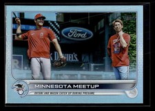 2022 Topps #122 Shohei Ohtani Minnesota Meetup Rainbow Foil Twins
