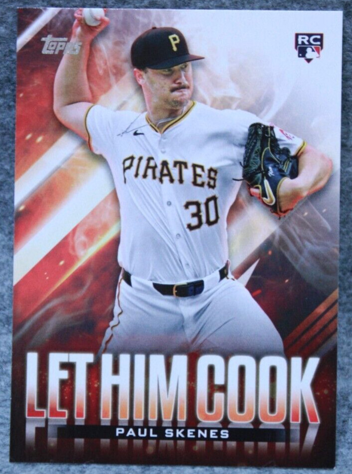 2024 Topps Update Paul Skenes Let Him Cook Insert RC #LHC-12 Pirates