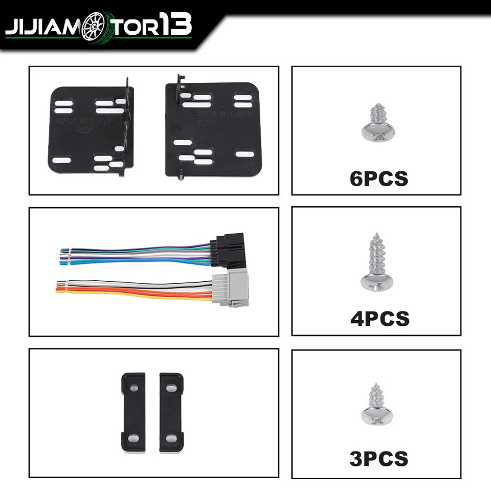Double Din Dash Kit For Install Radio Mount Bezel Fits 2003-2006 Jeep Wrangler E - Foto 5