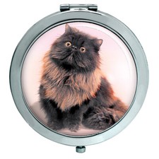 Gatto Persiano Nero Specchio Compatto