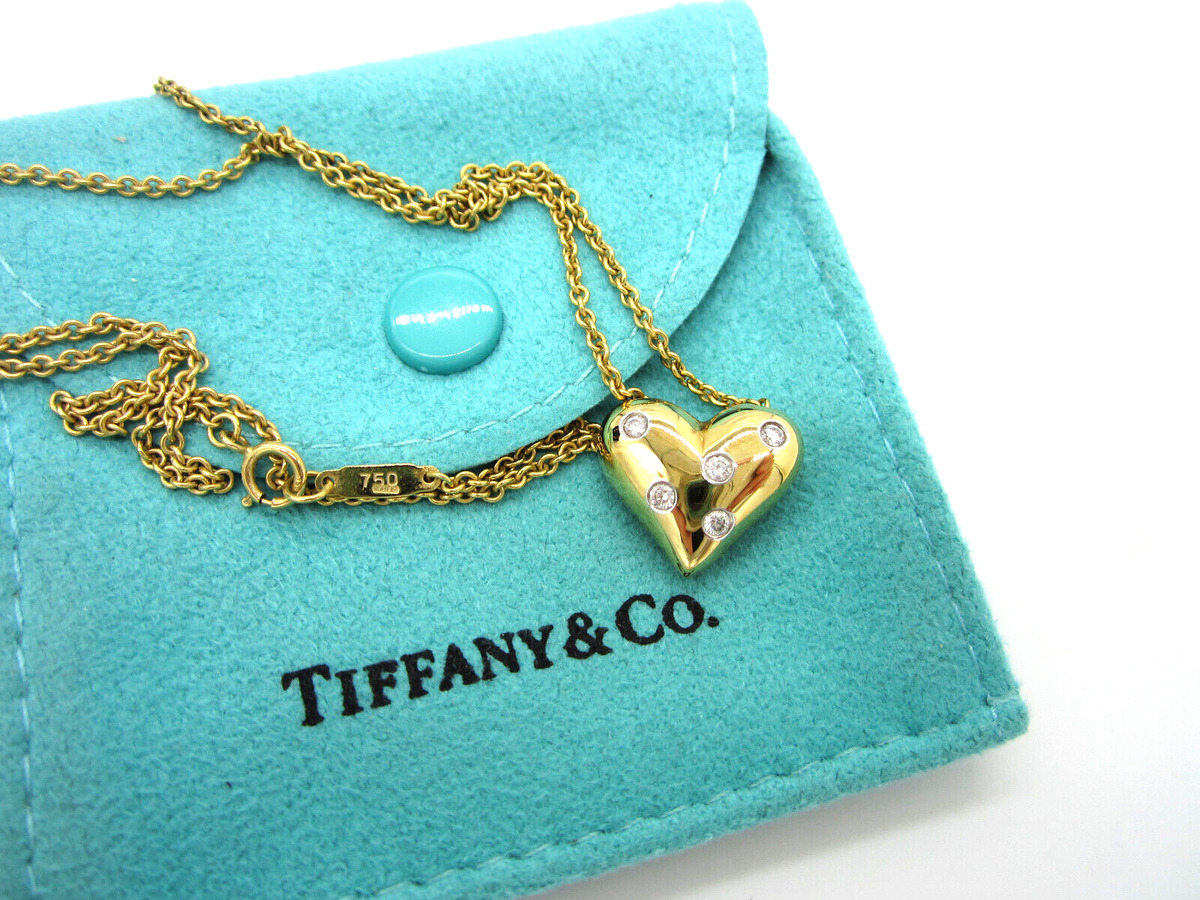 Return To Tiffany Heart Tag Necklace Gold - For Sale on 1stDibs | return to tiffany  necklace gold, gold return to tiffany necklace, return to tiffany gold  necklace