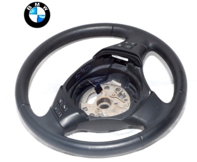 2008 08 BMW 328I E90 OEM MULTI - FUNCTION LEATHER STEERING WHEEL 6764547 6959893