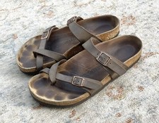 Birkenstock Mayari Brown Sandals Mens Sz 6, Women  s Sz 8