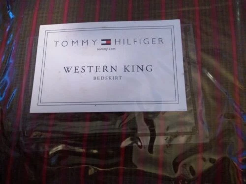Rayas Tommy Hilfiger 100% Algodón faldas de cama