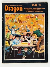 Dragon Magazine #44 w/ attached Food Fight Game in Good Condition TSR D&D