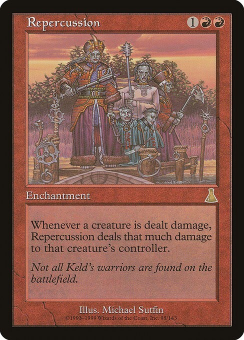 Repercussion 1x MtG Urza's Destiny UDS SP/NM