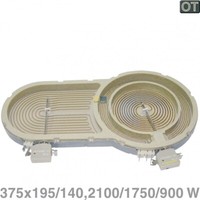 Bosch Siemens Dreikreis StrahlheizköRper, HeizköRper 2100/1750/900 Watt 674650