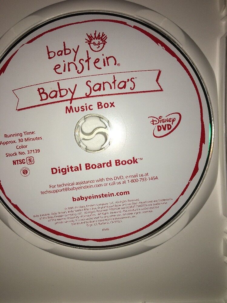 Baby Einstein: Baby Santa's Music Box (DVD, 2004)TESTED-RARE Baby Einstein: Baby Santa's Music Box (DVD, 2004)TESTED-RARE