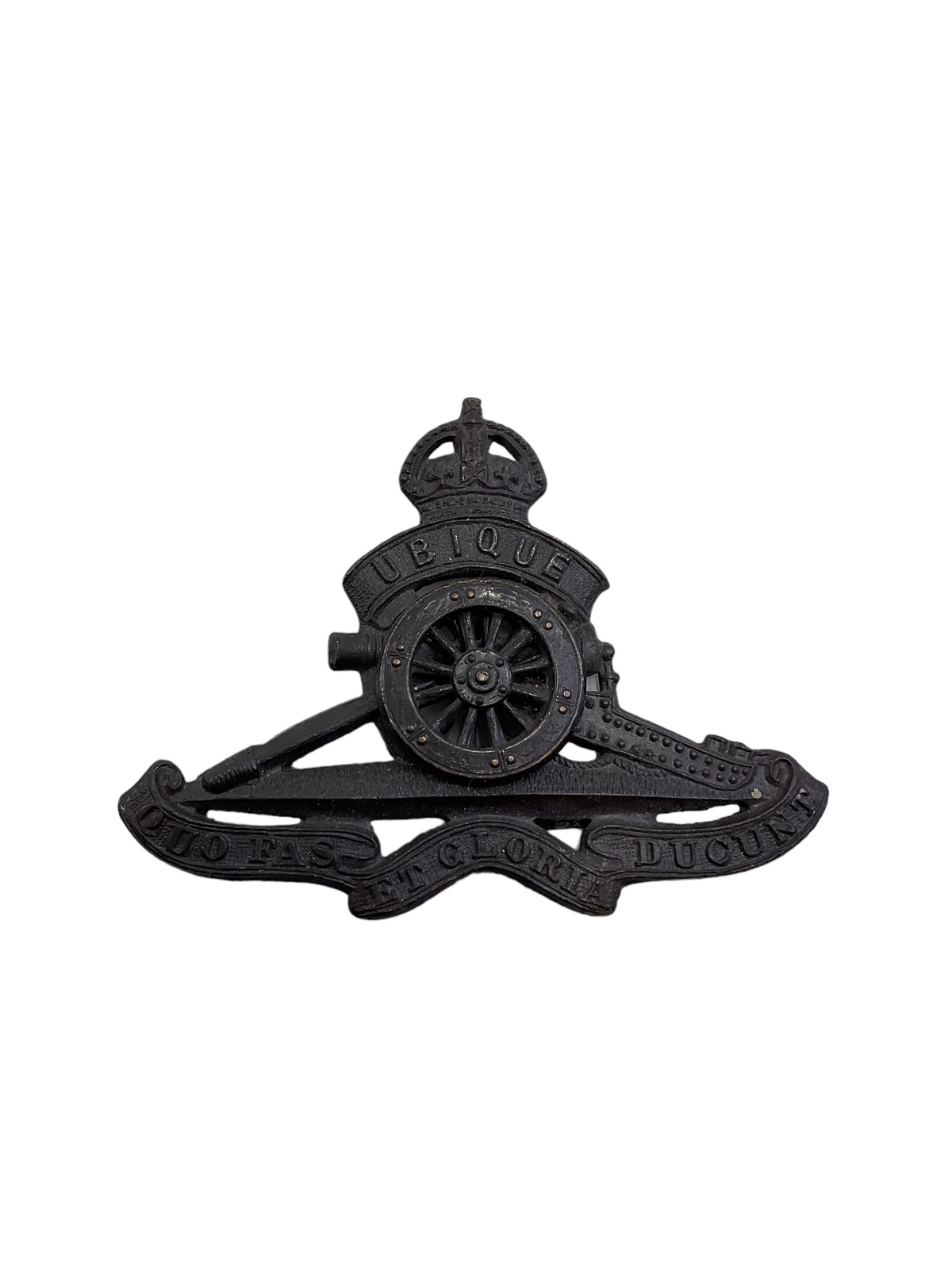 WW1 British RA Royal Artillery Officers OSD Cap Badge