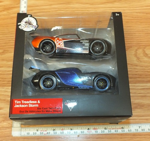 Disney Pixar Cars - Tim Treadless & Jackson Storm Die Cast Twin Pack Collectible - Picture 4 of 4