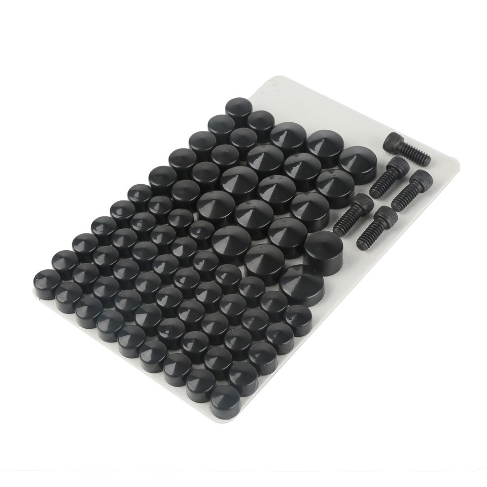 CNC nner 9mm Schrauben Motor Bolt Topper Caps Cover For Harley Chrome