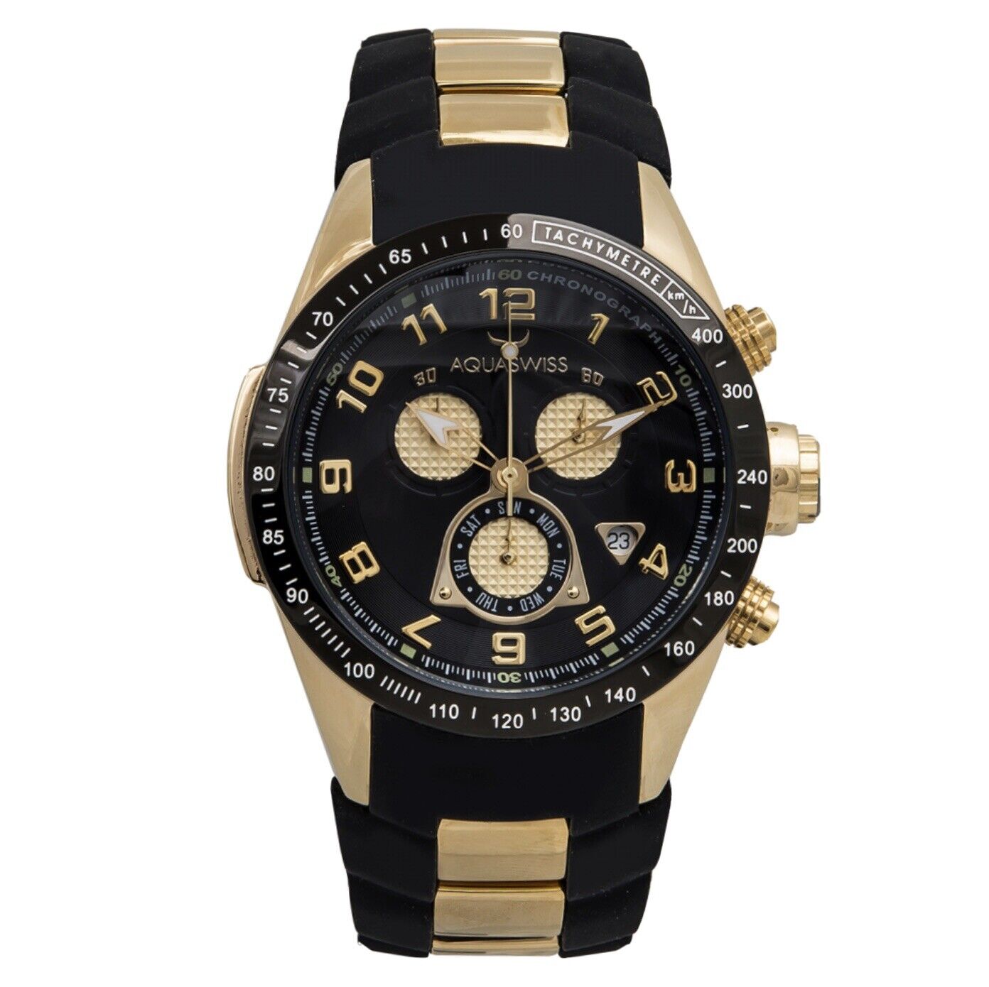 AQUASWISS "TRAX 6" Hand Men's Watch (New)MSRP $1,400.00. Model # 80G6H016.