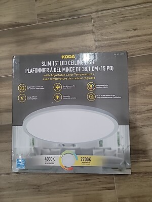 Koda 15'' Slim LED Ceiling Light With Dimmable Adjustable Color Temperature
