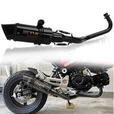 Exhaust System Header Muffler Pipe Low Mount For Honda Grom MSX125 13-2023 Black