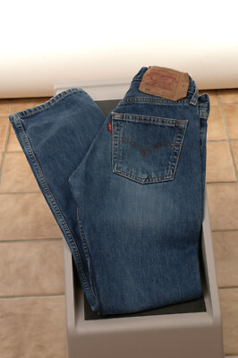 Levi's 501 Jeans mittelblau W 26 L 32 Original Levis Neu Ungetragen Knopfleiste