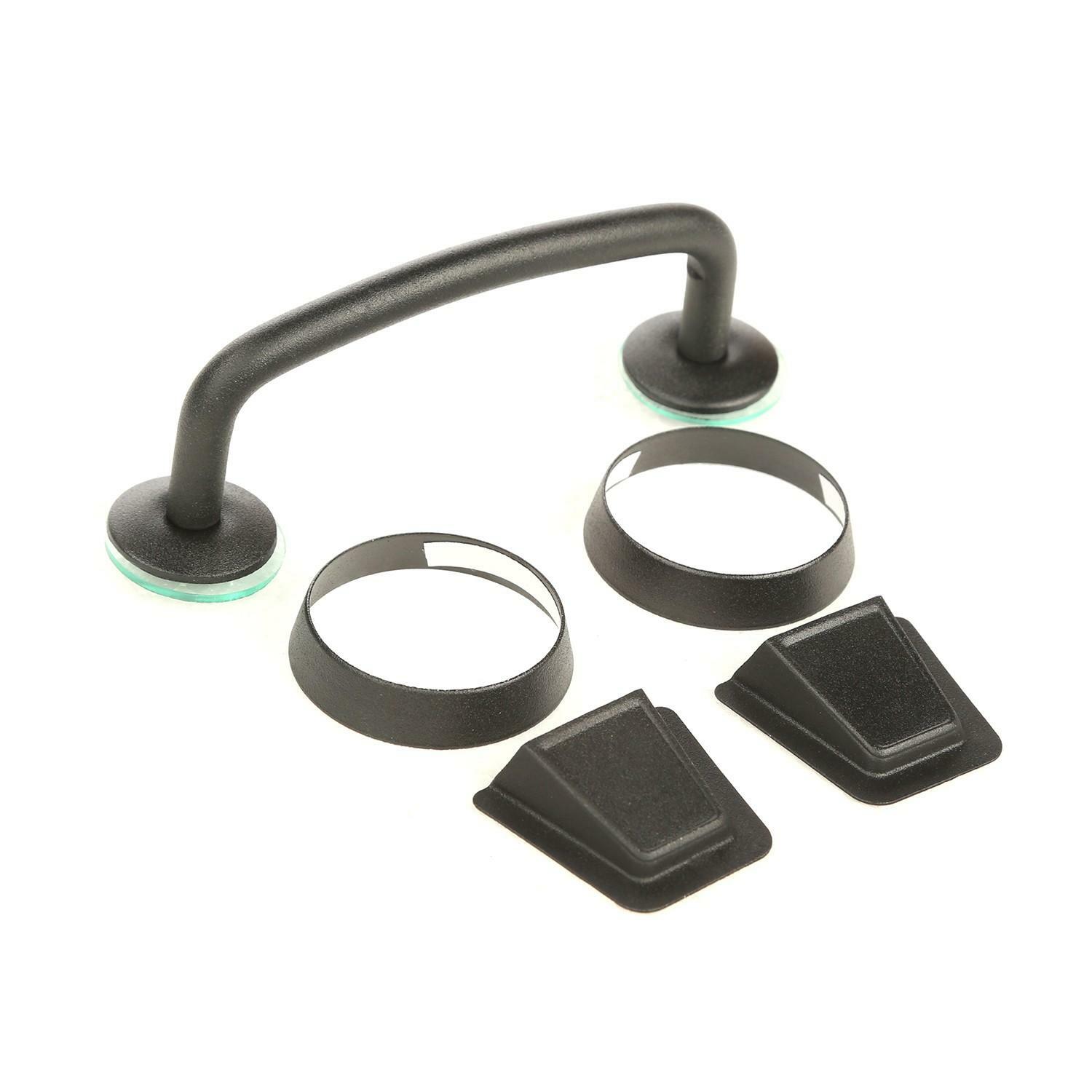 Kit d'arrimage noir haut de gamme pour pare-brise de Jeep Wrangler 13-18