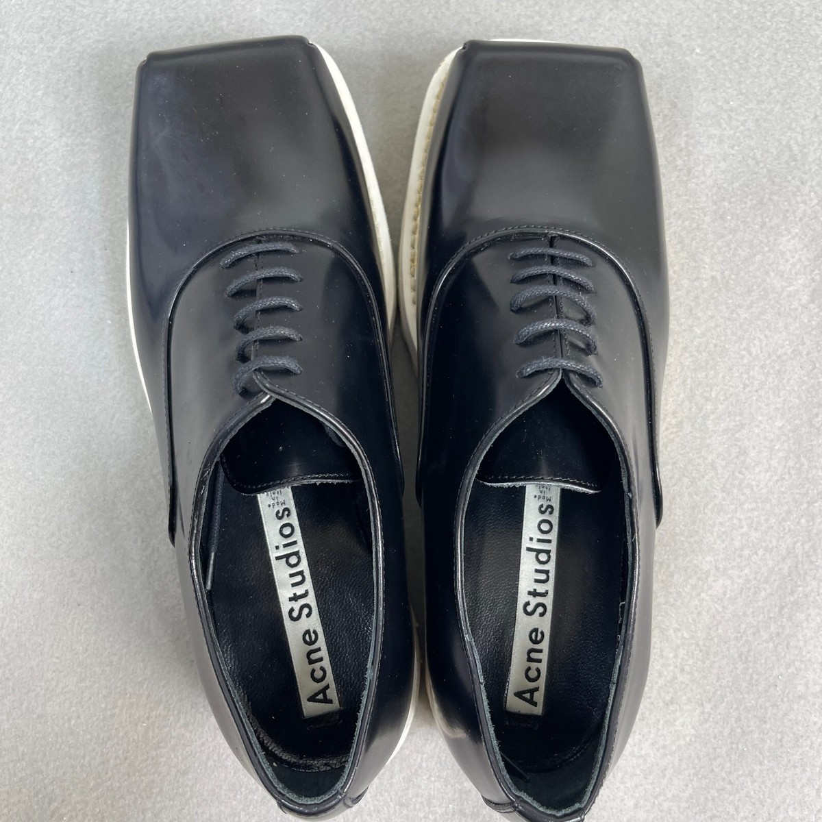 Acne Studios Quad Contrast Oxfords Shoes Size 8 39EU Black Acne Studios Quad Contrast Oxfords Shoes Size 8 39EU Black