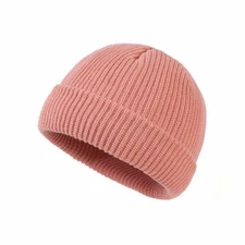 Women Men Warm Winter Knit Cuff Beanie Cap Fisherman Watch Daily Ski Hat Skully