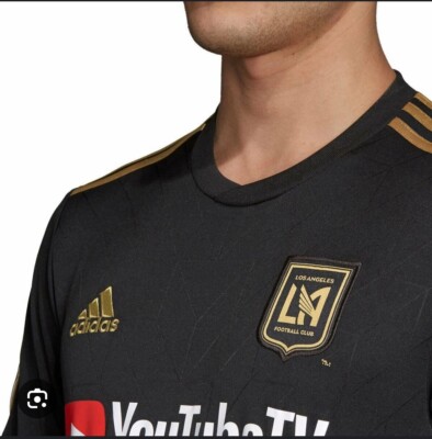 New S Adidas LAFC 2019 Stadium Home Climalite Soccer Jersey MLS