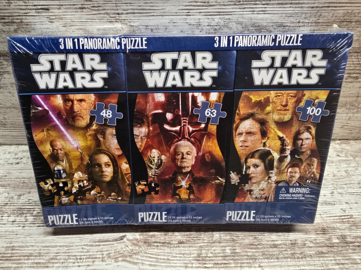 Star Wars 2010 Unopened 3 In 1 Panoramic Puzzle | eBay