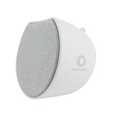 Newport Plug-in Bluetooth Speaker, Light Gray/white - Open Box