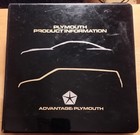 1995 Plymouth Product Information Binder w/large paint chips & other MoPar pages