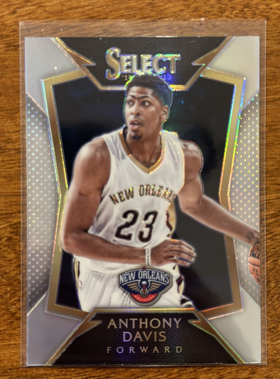 2014 Panini Select #15 Anthony Davis Silver Prizm - New Orleans Pelicans
