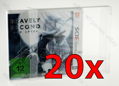 20x Schutzhüllen --- NINTENDO 3DS --- Protector Box Hüllen 0,4 mm stabil
