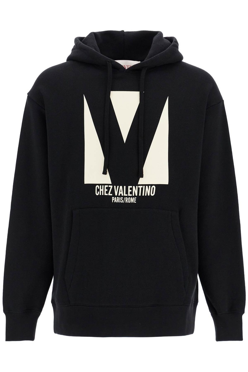 【Valentino】JERSEY FELPA CHEZ◆6V3MF28NAQA Chez Valentino hoodie VALENTINO GARAVANI Men Tg. L