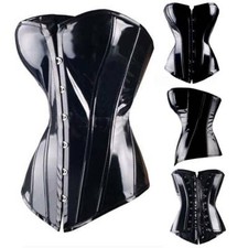 Women Lace Corset Top Sexy Bustier Lingerie Waist Cincher Halloween Costume Tops