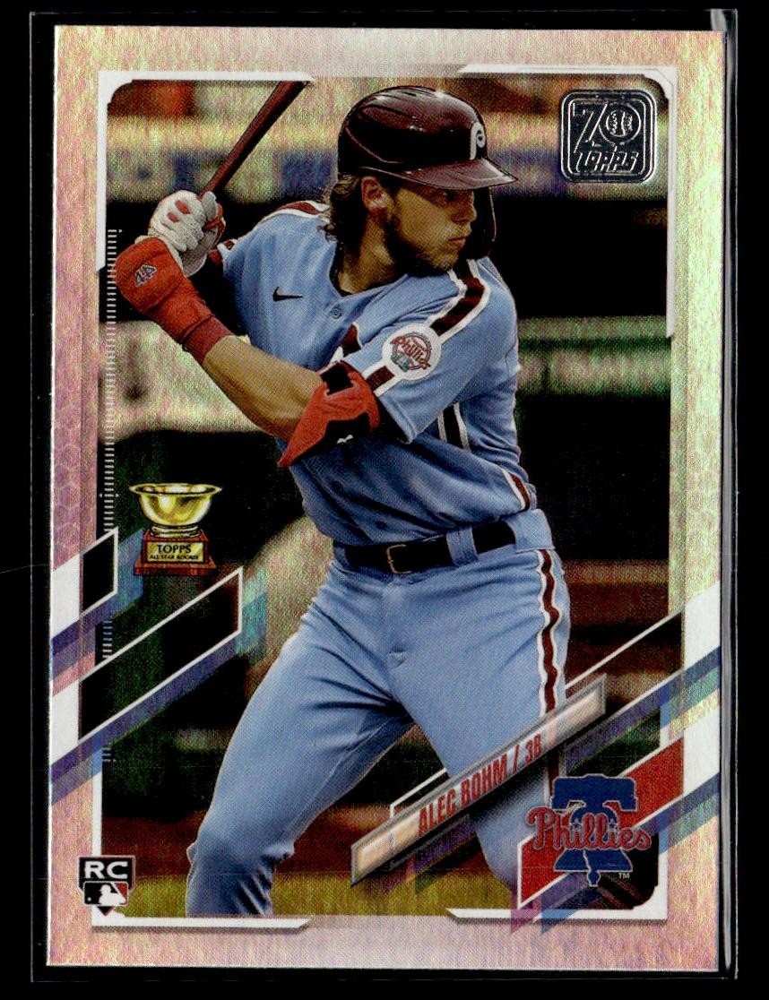 2021 Topps #277 Alec Bohm Rainbow Foil Rookie Card Philadelphia Phillies