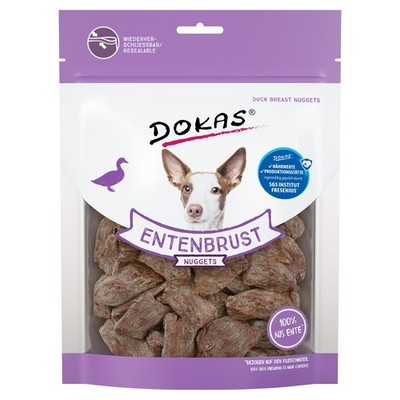 Dokas Entenbrust Nuggets 110 g, Hundesnack, UVP 4,99 EUR, NEU