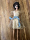 Vintage 1962 Midge Brunette Raven Black Bubble Cut Barbie Doll