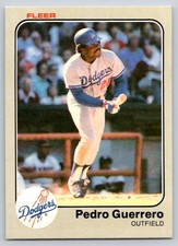 1983 Fleer - Pedro Guerrero #207 - *Near Mint-Mint*
