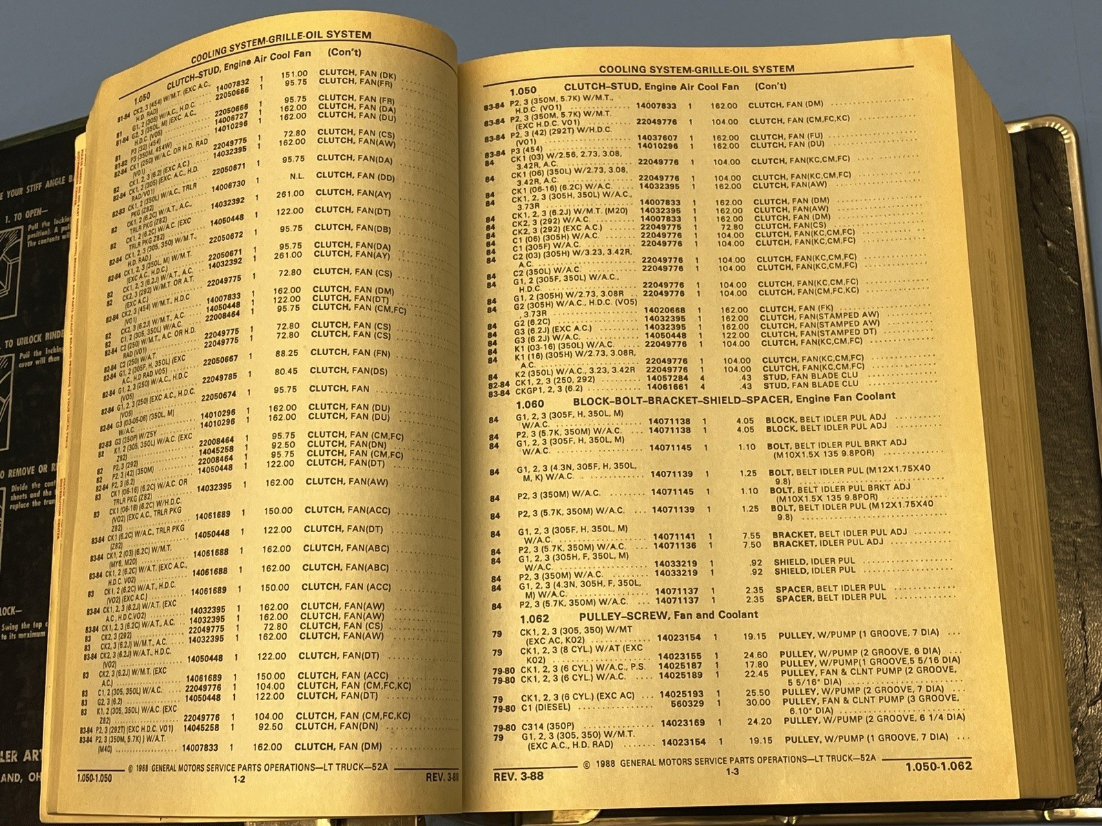 1979-1984 Chevrolet C/K pickup truck K10 C10  parts catalog