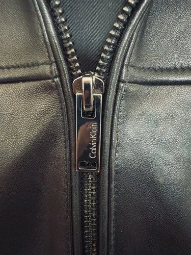 Calvin Klein Lambskin Leather Jacket Thinsulate Lined. Buttery Soft. Authentic! image 3
