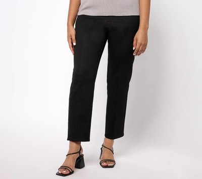 Studio Park x Courtney Khondabi Reg Straight-Leg Pant Black M New