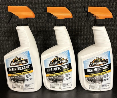 #ad Auto Detailing ARMOR ALL Disinfectant amp; Cleaner 3x 32oz One Step Cleaner NEW 3PK $28.00