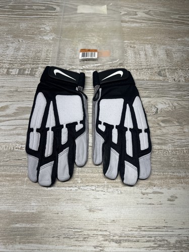 Nike Promo D-tack IV 4.0 Leather Pro Lineman Football Gloves NFL XXL PGF387-102 - Picture 2 of 10